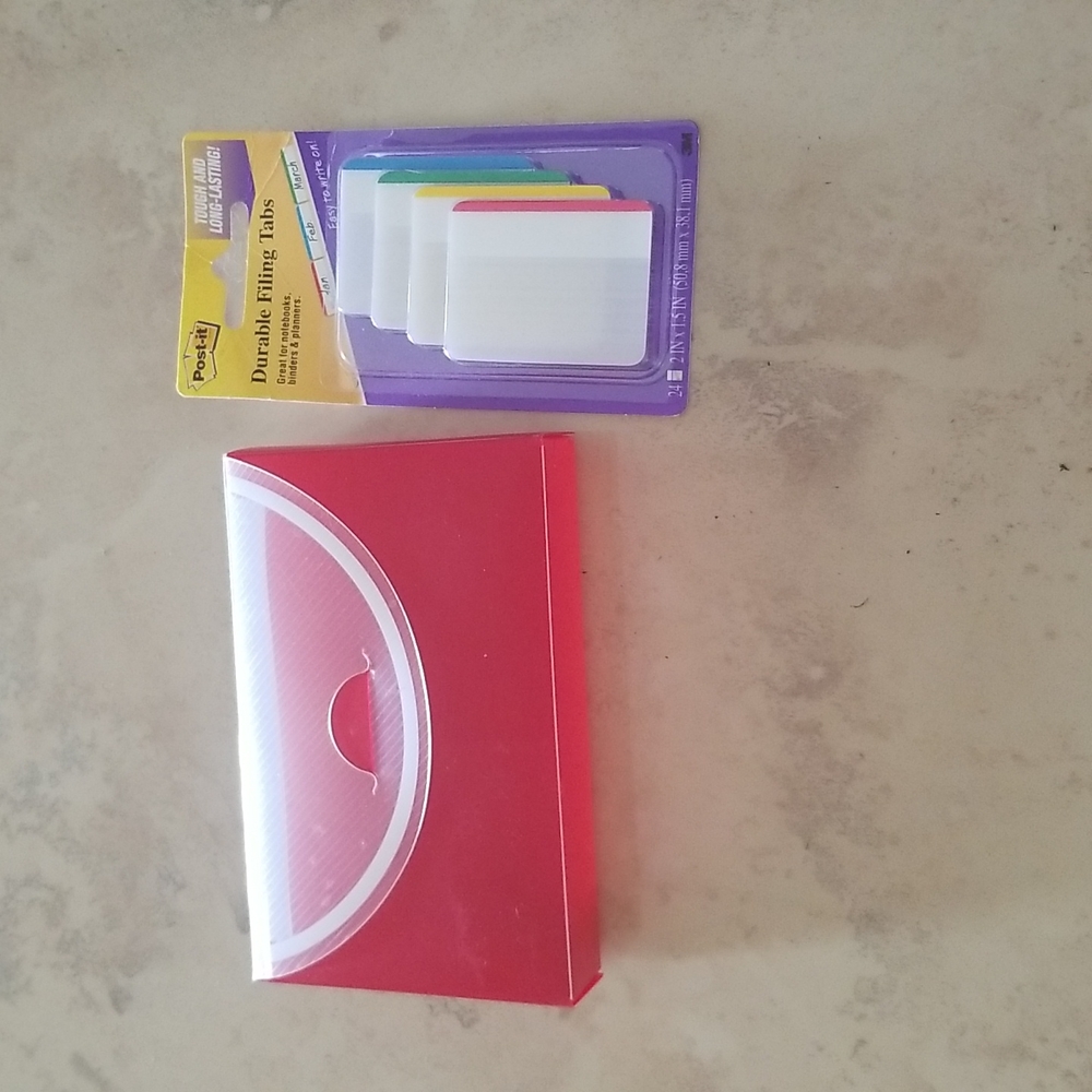 Bundle Durable Filing Tabs and Case